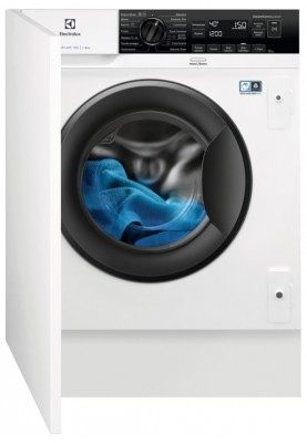 Electrolux Пральна машина вбудовувана фронтальна, 8кг, 1400, A+++, 55см, дисплей, пара, інвертор, білий