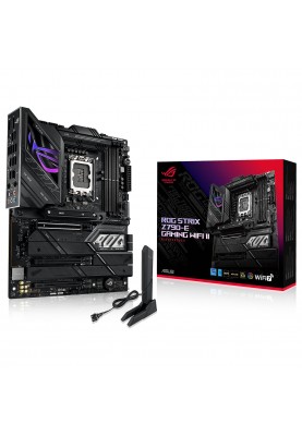 ASUS Материнcька плата ROG STRIX Z790-E GAMING WIFI II 1700 Z790 4xDDR5 M.2 HDMI USB Type-C Wi-Fi BT ATX