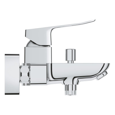 Grohe Змішувач для ванни QuickFix Dice довж. виливу - 167мм, неповоротний, 1 важіль, хром