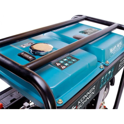 Könner & Söhnen Генератор дизельний Konner&Sohnen KS 6100HDE (EURO V), 230В, 5.5/5.0кВт, електростартер, передстартовий підігрів, 107кг Könner & Söhnen Генератор дизельний Konner&Sohnen KS 6100HDE (EURO V), 230В, 5.5/5.0кВт, електростартер, передстартовий підігрів, 107кг