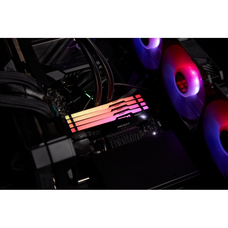 Kingston Пам'ять ПК DDR5 32GB 5600 Beast Black RGB