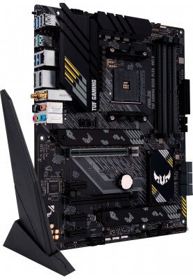 ASUS Материнcька плата TUF GAMING B550-PLUS WIFI II sAM4 B550 4xDDR4 M.2 HDMI DP Wi-Fi BT ATX