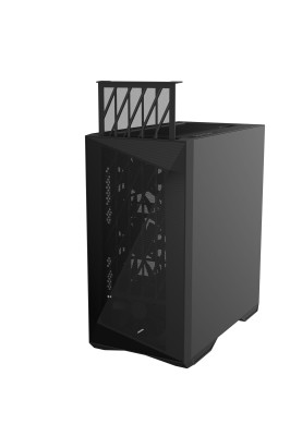 Zalman Корпус Z9 Iceberg MS без БЖ 2xUSB3.0, 2xUSB2.0 1xUSB 3.1 Gen2 Type-C 4x140мм ARGB VGA 390мм LCS ready TG Side Panel EATX чорний