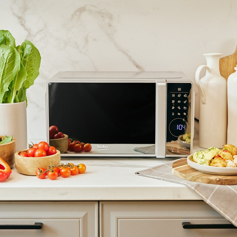 Beko Мікрохвильова піч Beko, 20л, мех.керув., 700Вт, сірий