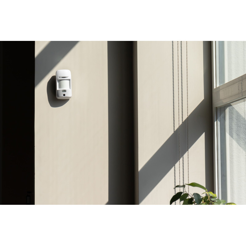 U-Prox Датчик руху з камерою фото за запитом PIR Cam White, бездротовий, білий