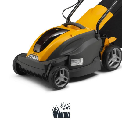 Stiga Газонокосарка акумуляторна Combi336eKit 48В 2А·год 34см 35л 25-75мм ЗП 12кг