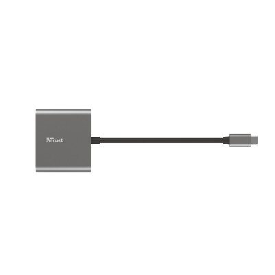 Trust Dalyx 3-in-1 Multiport USB-C Adapter ALUMINIUM
