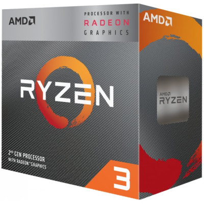 AMD Ryzen 3[Центральний процесор Ryzen 3 3200G 4C/4T 3.6/4.0GHz Boost 4Mb Radeon Vega 8 GPU Picasso AM4 65W Box]