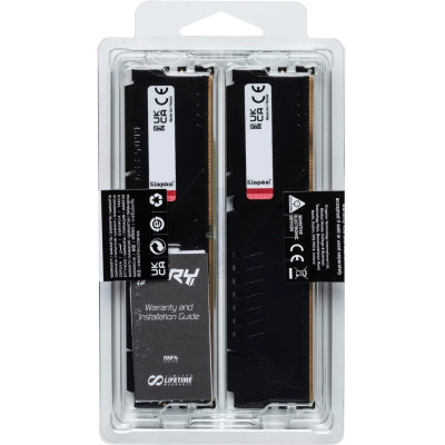Kingston Пам'ять ПК DDR5 32GB KIT (16GBx2) 5600 FURY Beast Black EXPO