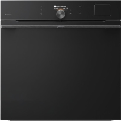 Gorenje Духовий шафа Gorenje електричний, 77л, A+, Wi-Fi, пароварка, дисплей, конвекція, готов. на різних рівнях, чорний