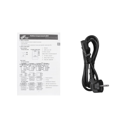 FSP Джерело безперебійного живлення FP650, 650VA/360W, LED, 4xC13