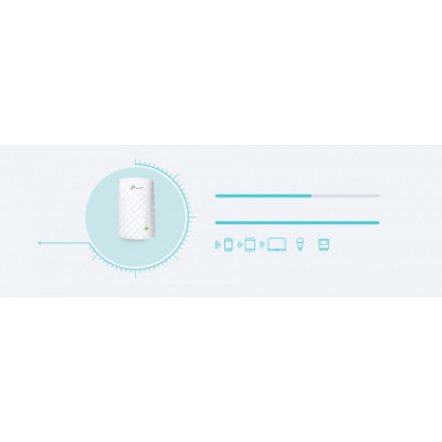 TP-Link Повторювач Wi-Fi сигналу RE220 AC750 1xFE LAN