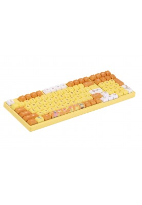 Akko Клавіатура механічна 3098S Sponge Bob 98Key, CS Sponge, USB-A, Hot-swappable, EN/UKR, RGB, Жовтий