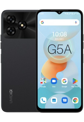 UMIDIGI Смартфон G5A (MP38) 6.52" 4/64ГБ, 2SIM, 5000мА·год, чорний