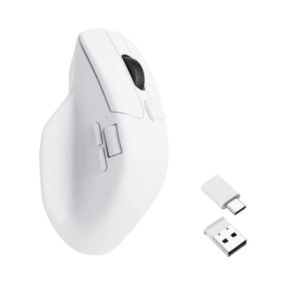 Keychron Миша M6 BT/WL/USB-A/USB-C, білий