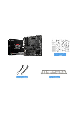 MSI Материнcька плата B550M PRO-VDH sAM4 B550 4xDDR4 M.2 HDMI DP D-Sub mATX