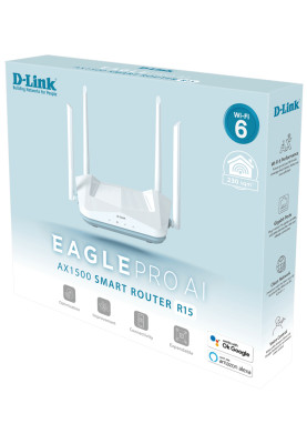 D-Link Маршрутизатор R15 X1500 3xGE LAN, 1xGE WAN