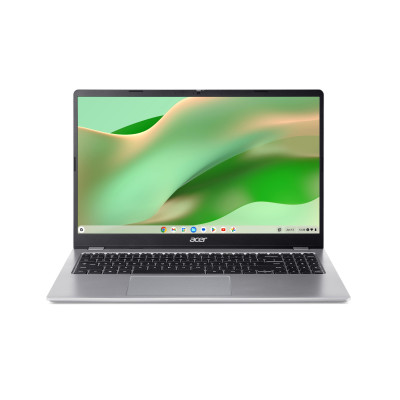 Acer Ноутбук Chromebook CB315-6HT 15.6" FHD IPS Touch, Intel 3-N355, 8GB, F128GB, UMA, ChromeOS, сріблястий