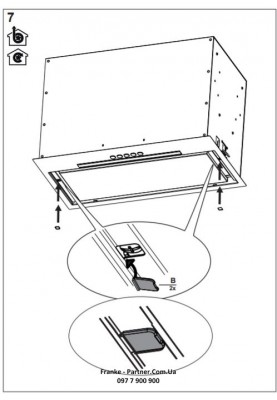 Franke Витяжка вбудовувана Box Flush EVO нерж