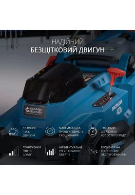Könner & Söhnen Газонокосарка акумуляторна KS 43LM-40V 40В(20+20) акб 2x4А·рік 43см 50л 25-75мм 15.5кг