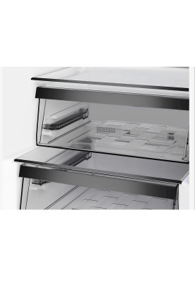 Whirlpool Холодильник з нижн. мороз., 203.5x60х66.3, холод.відд.-231л, мороз.відд.-104л, 2дв., А++, NF, інв., зона нульова, сірий