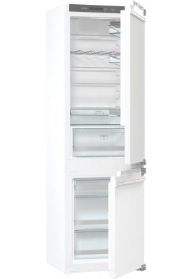 Gorenje Холодильник вбудований з нижн. мороз., 177х55х54см, 2 двері, 180(68)л, А+, NF, Зона св-ті, Дисплей, Білий