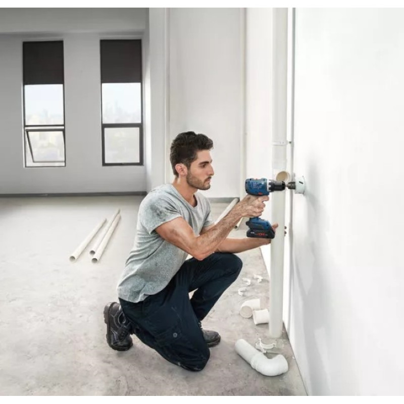 Bosch Шурупокрут-дриль акумуляторний GSR 18V-65 18В 31·63Нм 0-550·0-2100об·хв 1.06кг