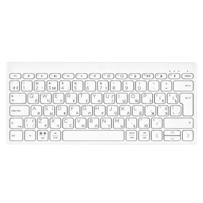 HP Клавіатура 350 Compact Multi-Device BT UKR white