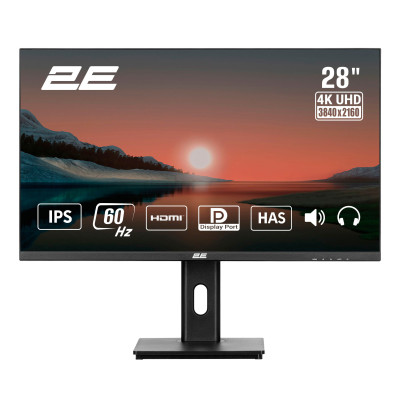 2E Монітор 28" L2825B 2xHDMI, DP, IPS, 84%NTSC, 3840x2160, FreeSync 2E Монітор 28" L2825B 2xHDMI, DP, IPS, 84%NTSC, 3840x2160, FreeSync