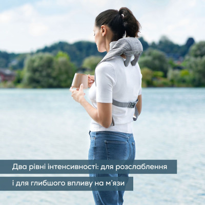 Beurer Масажер для тіла, літій- іонний акум., вага - 1,159кг, змінний чохол, сірий