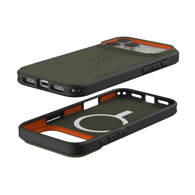UAG Чохол для iPhone 17 Pro Max, Civilian MagSafe, Olive/Orange