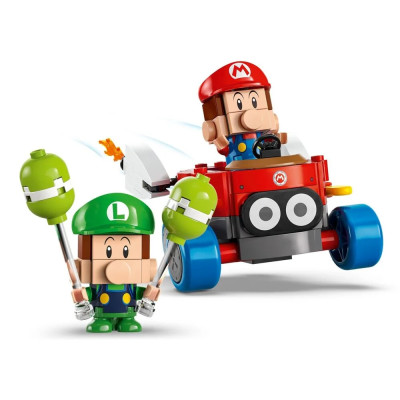 LEGO Конструктор LEGO Super Mario Mario Kart – Baby Mario vs. Baby Luigi LEGO Конструктор LEGO Super Mario Mario Kart – Baby Mario vs. Baby Luigi
