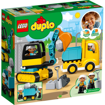 LEGO Конструктор DUPLO Вантажівка і гусеничний екскаватор 10931