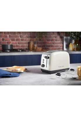 Russell Hobbs Тостер Colours Plus, 1600Вт, нержав., підігрів,разморозка, бежевий