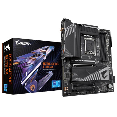 Gigabyte Материнська плата B760 AORUS ELITE s1700 B760 4xDDR5 M.2 HDMI DP ATX