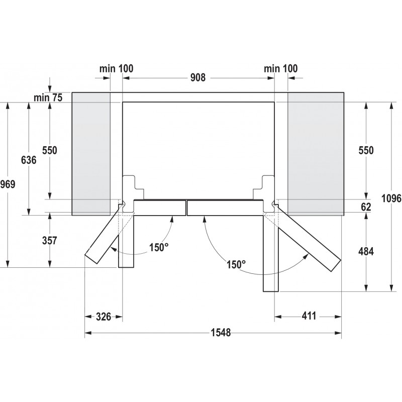 Gorenje Холодильник SBS NRS918FMX