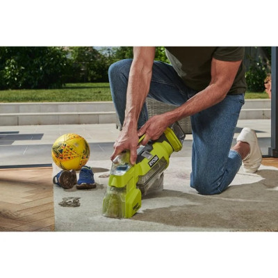 Ryobi Пилосос акумуляторний миючий ONE+ RDC18-0 18В 17Вт контейнер для води чиста/брудна 0.12/0.2л 2.5кг без АКБ та ЗП Ryobi Пилосос акумуляторний миючий ONE+ RDC18-0 18В 17Вт контейнер для води чиста/брудна 0.12/0.2л 2.5кг без АКБ та ЗП