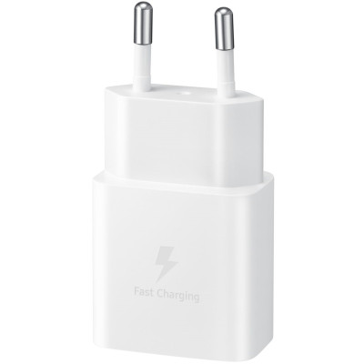 Samsung Зарядне пристрій мережевий 15Вт USB-С, кабель USB-C > USB-C, 1м, білий