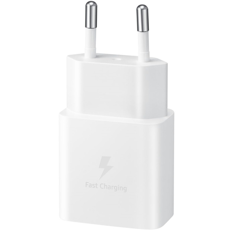 Samsung Зарядний пристрій мережевий 15Вт USB-С, кабель USB-C > USB-C, 1м, білий