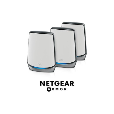 NETGEAR Система WiFi-Mesh Orbi RBK853 AX6000, 3мод, білий NETGEAR Система WiFi-Mesh Orbi RBK853 AX6000, 3мод, білий