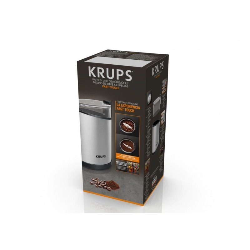 Krups Кавомолка GX204D10, 85г, метал