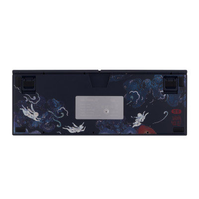 Varmilo Клавіатура механічна VPE87 Chang'e 87Key, Cherry Mx Red, BT/WL/USB-A, EN, White Led, Синій