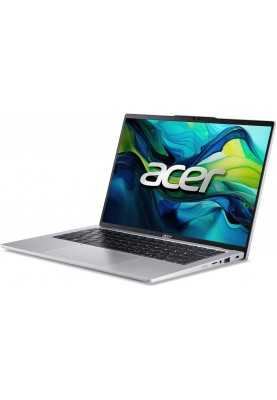 Acer Ноутбук Swift Go 14 SFG14-73 14" 2.8K OLED, Intel U5-125H, 16GB, F512FB, UMA, Lin, сріблястий