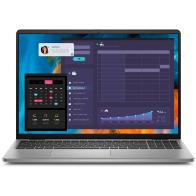 Dell Ноутбук Vostro 5640 16" FHD + AG, Intel 7 150U, 16GB, F512GB, UMA, Win11P, сірий