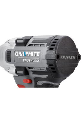 Graphite Гайковерт ударний Energy+ 18В безщітковий 2600об·хв 330Нм 1/2" 0.9кг без АКБ та ЗП