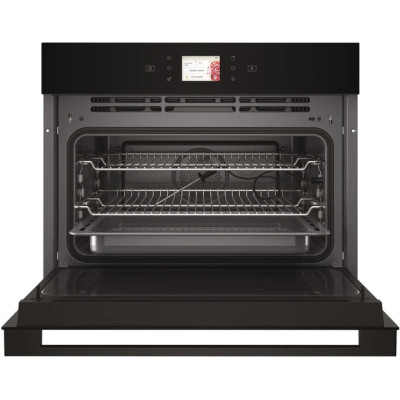 Whirlpool Духова шафа електрична компактна, 53л, дисплей, конвекція, ф-ція мікрохвиль, чорний