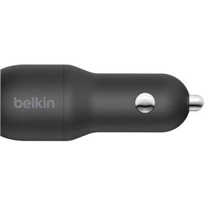 Belkin Автомобільний ЗП Car Charger 24W Dual USB-A, USB-A - MicroUSB, 1m, black