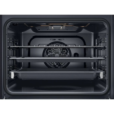 Whirlpool Духовий шафа електричний, 71л, A+, дисплей, конвекція, телескопічні напрямні, чорний