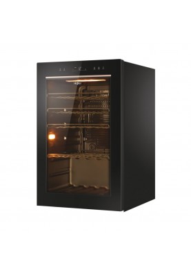Haier Холодильник для вина, 82x49.7х58, холод.відд.-118л, зон - 1, бут-49, ST, дисплей, чорний