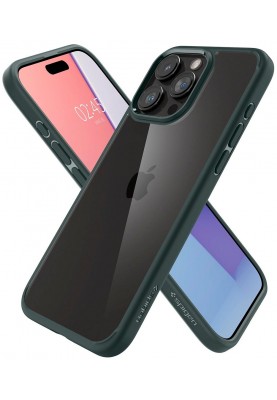 Spigen Чохол для Apple iPhone 15 Pro Max Ultra Hybrid, Abyss Green
